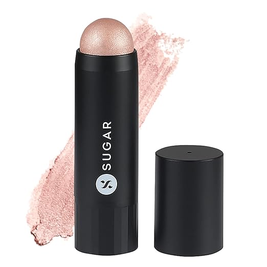 SUGAR Cosmetics - Face Fwd >> - Highlighter Stick - 01 Champagne Champion - Illuminating, Longlasting Formula, Lightweight Highlighter