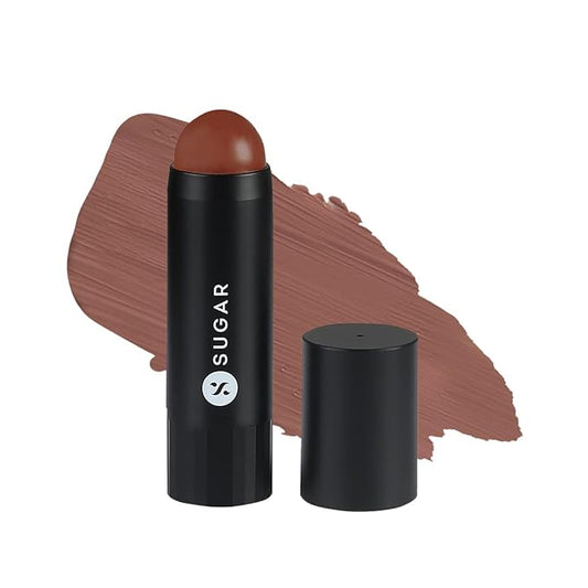 SUGAR Cosmetics - Face Fwd >> - Contour Stick - 02 Espresso Edge (Coffee Brown) - Longlasting Formula, Lightweight, For Easy Contouring