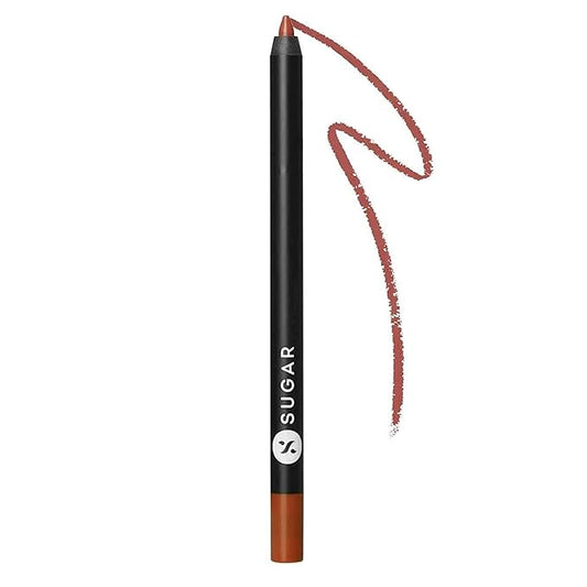 SUGAR Lipping On The Edge Lip Liner | Lasts upto 10hrs | Waterproof | 1.2gm - 02 Wooed By Nude (Peach Nude)