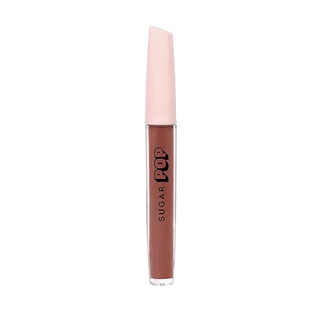 SUGAR POP High Shine Lip Gloss - 01 Marshmallow (Clear) For Soft & Dewy Lips, Enriched With Vitamin E, Jojoba Butter & Shea Butter 3.5ml