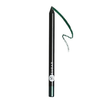 SUGAR Cosmetics - Stroke Of Genius - Heavy-duty Kohl - 07 Peacock (Peacock Green/Velvet Green) - Waterproof Kohl Pencil, Lasts Up to 8 hours