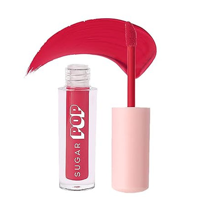 Sugar Pop Matte Lipcolour - 03 Peony (Electric Pink) 1.6 Ml - Lasts Up To 8 Hours - Pink Lipstick For Women | Non-Drying, Smudge Proof, Long Lasting