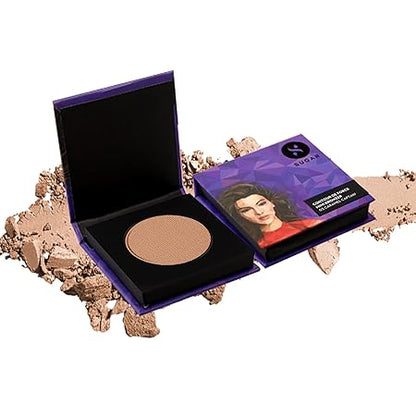 SUGAR Cosmetics - Contour De Force - Mini Bronzer - 02 Woody Wonder (Warm Brown Bronzer) - Lightweight, Contour Bronzer with Matte Finish