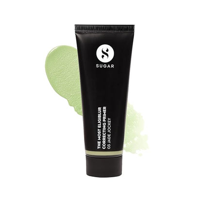 SUGAR Cosmetics The Most Eligiblur Correcting Primer 03 Jade Jockey (Green) | Tackle Open Pores, Dark Circles, Wrinkles, Pigmentation & Acne Marks | 30 gm