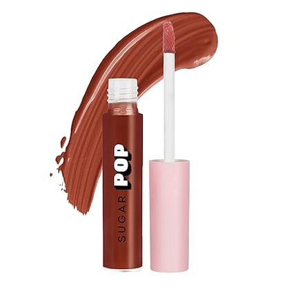 SUGAR POP Liquid Lipstick - 05 Peach (Peachy Orange) – 2.5 ml – Velvet Matte Texture, Non-drying Formula, Transfer Proof, Long Lasting, Rich Hydrating Pigment l All Day Wear Lipstick for Women