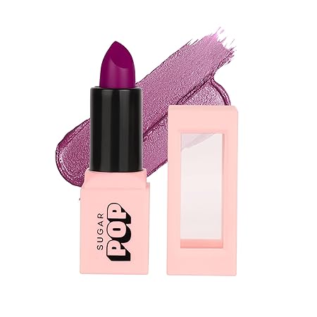 SUGAR POP Satin Matte Lipstick - 01 Daisy (Red) - 3 Gm - Infused With Vitamin E, Shea Butter & Jojoba Oil L Full Coverage, Ultra Pigmented, Hydrating, Weightless Formula L Lipstick For Women