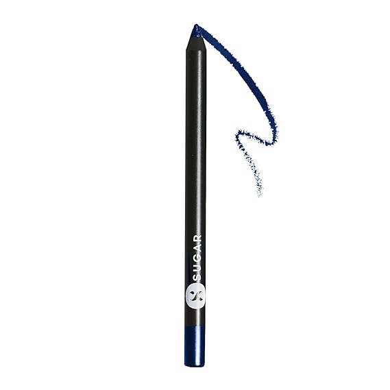 SUGAR Cosmetics Stroke Of Genius Heavy-duty Kohl (04 Blue Suede Shoes)| Waterproof Kohl Pencil, Lasts Up to 8 hours