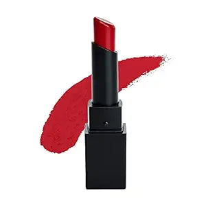 SUGAR Nothing Else Matter Longwear Matte Lipstick | Lasts Up To 8+ Hours| 100% Vegan | 3.2gm - 02 Red Rush