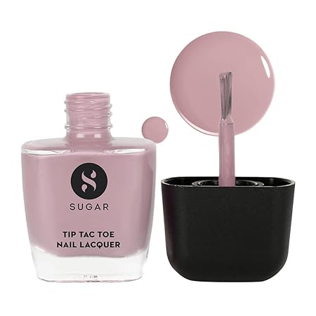 SUGAR Cosmetics Tip Tac Toe Nail Lacquer Classic | Long-lasting, 100% Chip-resistant, Glossy Finish - 11 Lilac Lustre