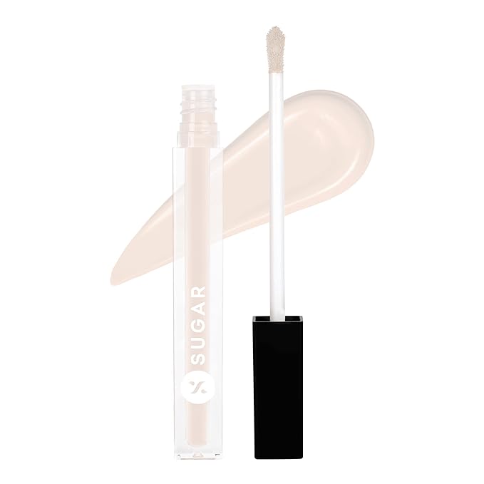 SUGAR Cosmetics Auto Correct Creaseless Concealer (Golden Undertone) - 12 Con Leche (For Light Skin Tone)