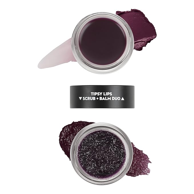 SUGAR Cosmetics Tipsy Lips Scrub + Balm Duo | Super Nourishing, Softens Dry & Chapped Lips | 05 Irish Coffee (Sweet & Boozy)