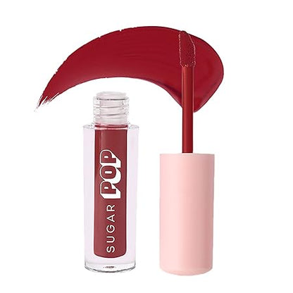 Sugar Pop Matte Lipcolour - 03 Peony (Electric Pink) 1.6 Ml - Lasts Up To 8 Hours - Pink Lipstick For Women | Non-Drying, Smudge Proof, Long Lasting