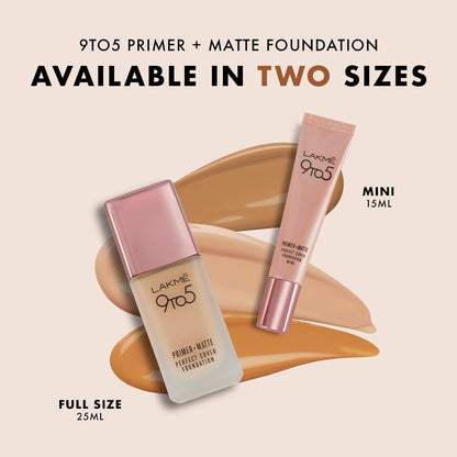 Lakme 9-5 P+M FDN Neutral nude mini 15ml