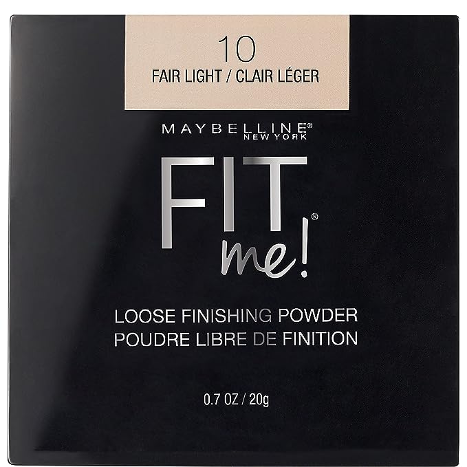 Maybelline New York Loose Finishing Powder, Controls Shine, Mineral Based Formula, Fit Me, 30 Medium Deep, 20g