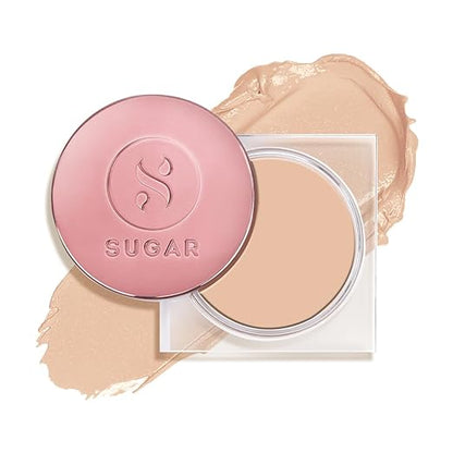 SUGAR Cosmetics Mettle Cream To Powder Foundation, Matte, 42 Glace (Medium Beige, Golden Undertone) - 12 g