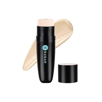 SUGAR Cosmetics Aquaholic Long-Lasting Creamy Hydrating Foundation with Built-in Cushion Applicator - 10 Latte