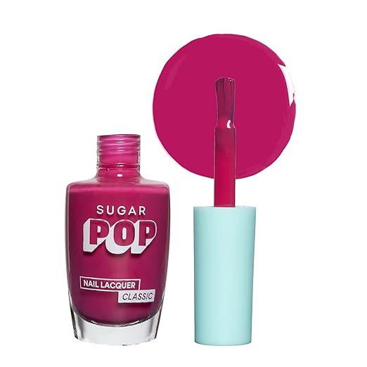 SUGAR POP Nail Lacquer – 33 Mauve Dream (Light Lilac) | Dries in 45 seconds |Chip-resistant | Glossy Finish | High Shine | Nail Polish for Women