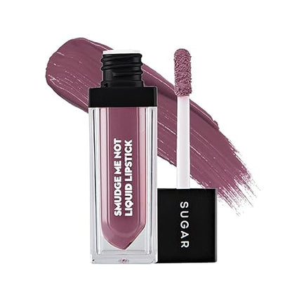 SUGAR Cosmetics - Smudge Me Not - Liquid Lipstick - 08 Wine And Shine (Sangria) - 4.5 ml - Ultra Matte Liquid Lipstick, Transferproof and Waterproof, Lasts Up to 12 hours