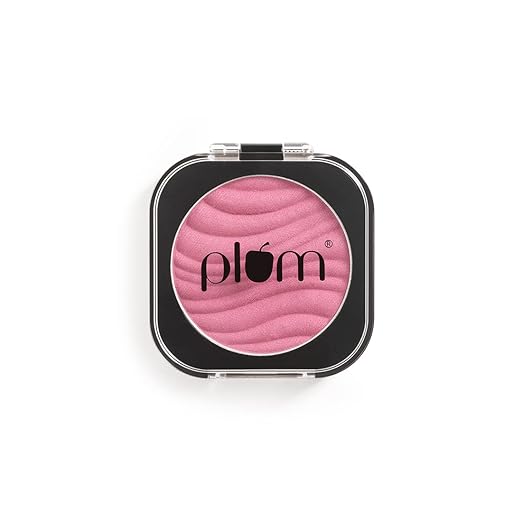 Plum Cheek-A-Boo Shimmer Blush | Highly Pigmented | Effortless Blending | 100% Vegan & Cruelty Free | 128 Plum Intended