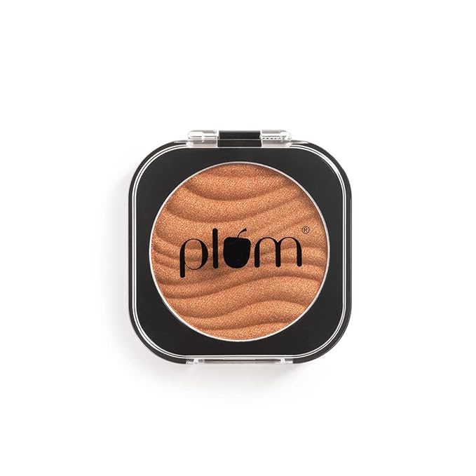 Plum There You Glow Highlighter | Highly Pigmented | Effortless Blending | 100% Vegan & Cruelty Free | 124 - Miracle Bronze