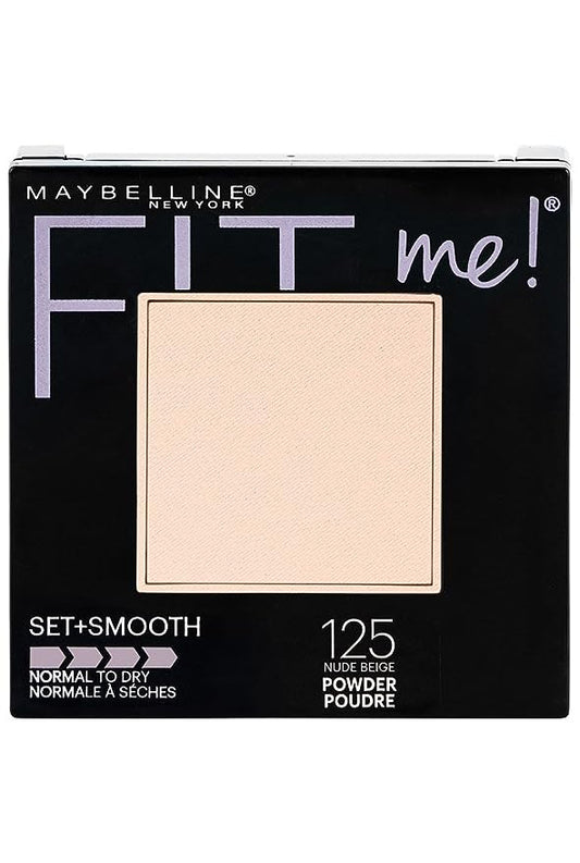 Maybelline Fit Me! Pressed Powder, Nude Beige 125, 8g