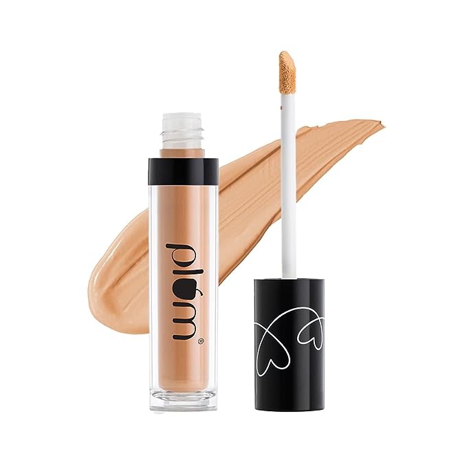 Plum Soft Blend Liquid Concealer | With Hyaluronic Acid | Matte Finish | High Coverage | 100% Vegan & Cruelty-Free | Divine Dusk - 135P