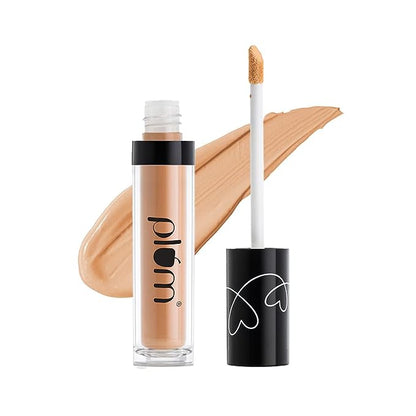 Plum Soft Blend Liquid Concealer | With Hyaluronic Acid | Matte Finish | High Coverage | 100% Vegan & Cruelty-Free | Tan Glow - 130N