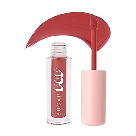 SUGAR POP Matte Lipcolour - 10 Rosewood (Nude) – 1.6 ml - Lasts Up to 8 hours l Nude Lipstick for Women l Non-Drying, Smudge Proof, Long Lasting