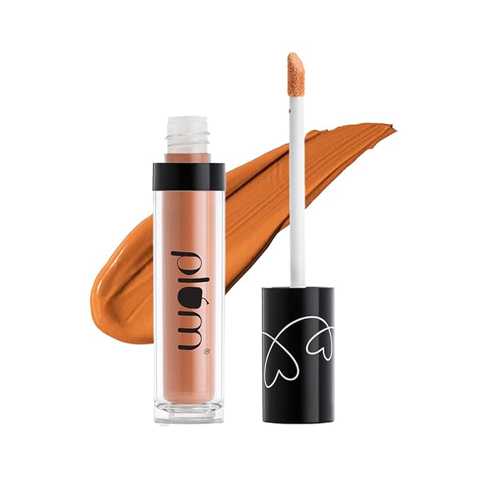 Plum Soft Blend Liquid Concealer | With Hyaluronic Acid | Matte Finish | High Coverage | 100% Vegan & Cruelty-Free | Sunset Bronze - 125N