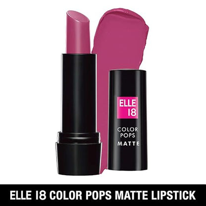 Elle18 Color Pops Matte Lipstick R38, Pink Spice, 4.3 g