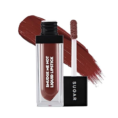 SUGAR Cosmetics - Smudge Me Not - Liquid Lipstick - 10 Drop Dead Red (Red) - 4.5 ml - Ultra Matte Liquid Lipstick, Transferproof and Waterproof, Lasts Up to 12 hours