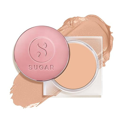 SUGAR Cosmetics Mettle Cream To Powder Foundation, Matte, 37 Freddo (Medium Beige, Golden Peach Undertone) - 12 g