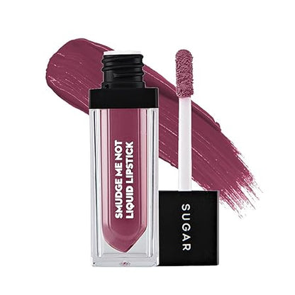 SUGAR Cosmetics Smudge Me Not Mini Liquid Lipsticks for Women | Transferproof & Waterproof | Lasts Upto 12hrs | Matte Lipstick | 1.1ml - 14 Teak Mystique