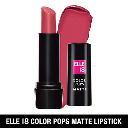 Elle18 Color Pops Matte Lip Color, Rust Rag, 4.3 g