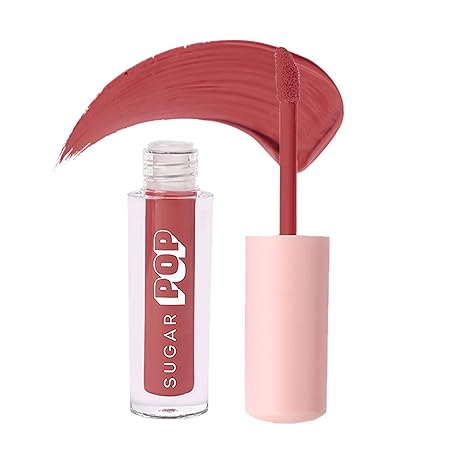 SUGAR POP Matte Lipcolour - 07 Wine (Berry Red) – 1.6 ml - Lasts Up to 8 hours l Red Lipstick for Women l Non-Drying, Smudge Proof, Long Lasting