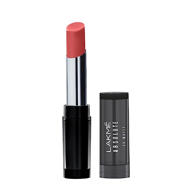 Lakme Absolute 3D Lipstick, Red Carnival, 3.6 g