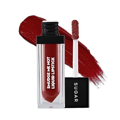 SUGAR Cosmetics Smudge Me Not Mini Liquid Lipsticks for Women | Transferproof & Waterproof | Lasts Upto 12hrs | Matte Lipstick | 1.1ml