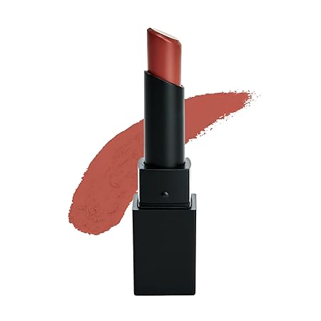 SUGAR Cosmetics - Nothing Else Matter - Longwear Matte Lipstick - 21 Peacher's Pet (Peach Nude) - 3.5 gms - Water-Resistant, Premium Matte Lipstick, Paraben Free