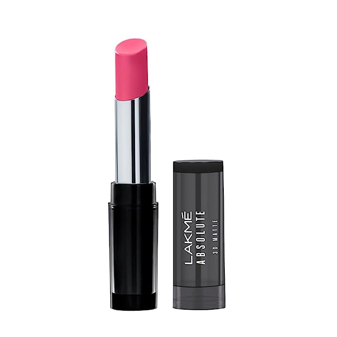 Lakme Absolute 3D Lipstick, Red Carnival, 3.6 g