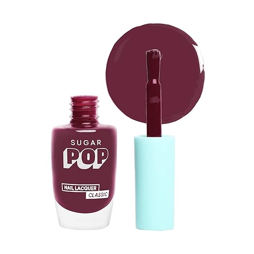 SUGAR POP Nail Lacquer - 10 Call Me Hot (Fuschia Pink)10 ml - Dries in 45 seconds - Quick-drying, Chip-resistant, Long-lasting. Glossy finish Nail Enamel/Polish.