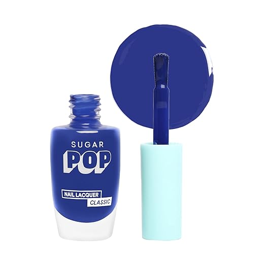 SUGAR POP Nail Lacquer - 27 Crystal Clear (Transparent) 10 Ml - Dries In 45 Seconds - Quick-Drying, Chip-Resistant, Long-Lasting. Glossy Finish High Shine Nail Enamel/Polish For Women.