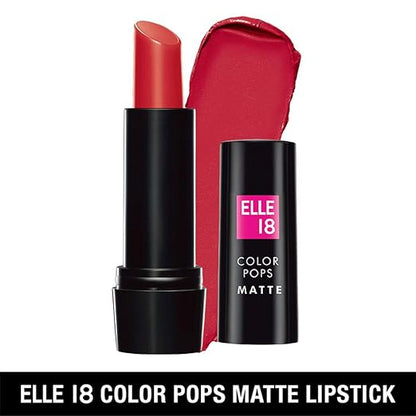 Elle18 Color Pops Matte Lip Color, Pink Curve, 4.3 g