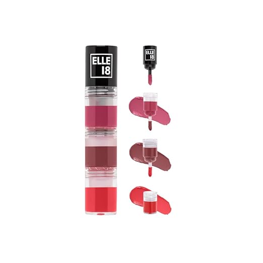 Elle 18 Lip Stack | 3 in 1 Liquid Lipstick | Prom Night, 5g