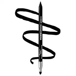 Faces Ultime Pro Makeup Fixer & Faces Canada Magneteyes Eyeliner Black 01 3.5 ml (Black) & Faces Canada Ultime Pro Intense Gel Kajal 1.2 g Includes Sharpener (Black)