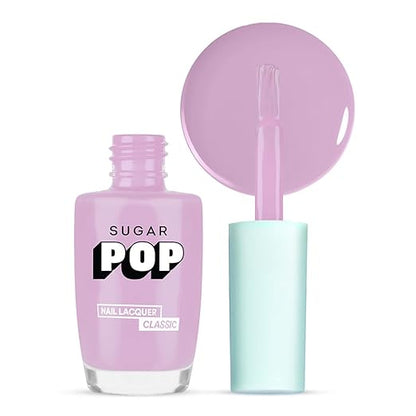 SUGAR POP Nail Lacquer - 26 Pink Perfection (Neon Base Pink) 10 Ml - Dries In 45 Seconds - Quick-Drying, Chip-Resistant, Long-Lasting. Glossy Finish High Shine Nail Enamel/Polish For Women.