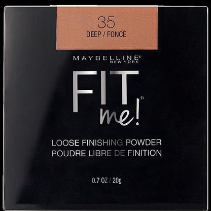 Maybelline New York Loose Finishing Powder, Controls Shine, Mineral Based Formula, Fit Me, 25 Medium, 20g