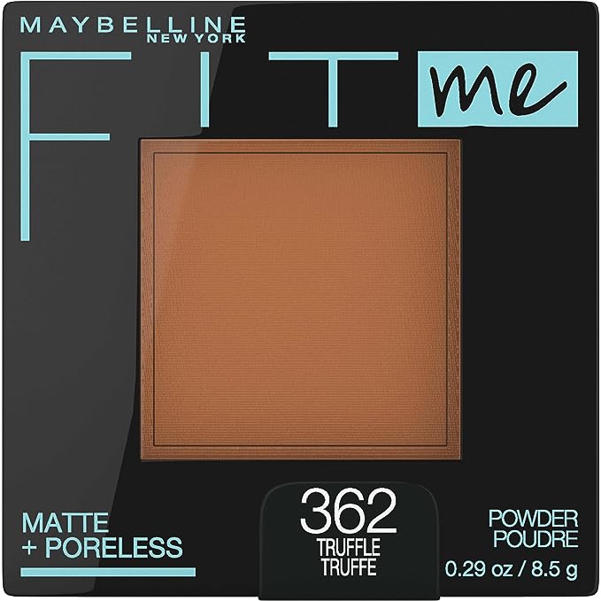 Maybelline New York Powder Foundation, Pressed Powder Compact, Mattifies Skin, Incl. Mirror and Applicator, Fit Me, 230 Natural Buff, 8.5g