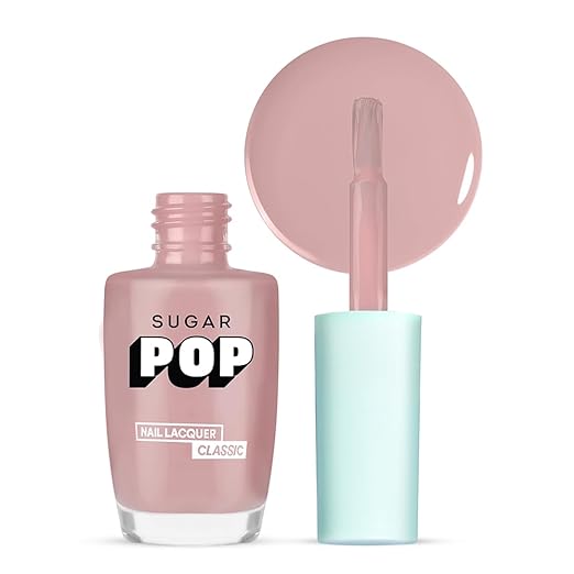 SUGAR POP Nail Lacquer - 28 Ash Clash (Dark Grey) – 10 ml - Dries in 45 seconds - Quick-drying, Chip-resistant, Long-lasting. Glossy high shine Nail Enamel/Polish for women.