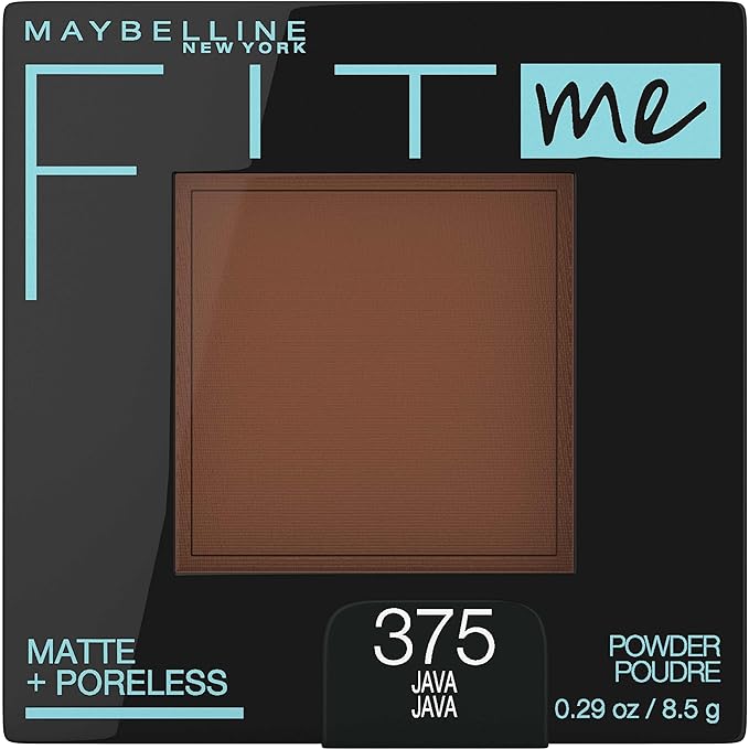 Maybelline New York Powder Foundation, Pressed Powder Compact, Mattifies Skin, Incl. Mirror and Applicator, Fit Me, 120 Classic Ivory, 8.5g