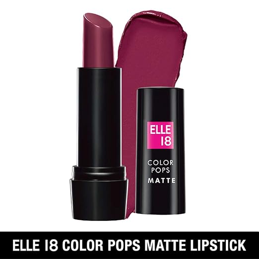 Elle18 Color Pops Matte Lip Color, Pink Kiss, 4.3 g